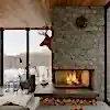 odunlu-somine-model-12-1 Odunlu taş şömine ile sıcak oturma odası